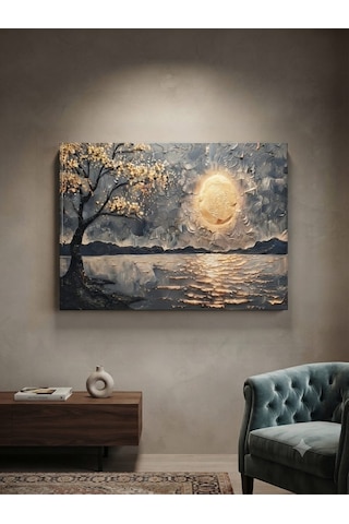Tablo 40x60cm Orta Boy Kafe Ve Restoran Hediyelik Duvar Aksesuarı Siyah