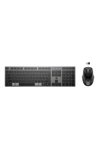 HP 725 9T5B0UT Çoklu Cihaz Bağlantılı Şarj Edilebilir Kablosuz Q Klavye & Mouse Set