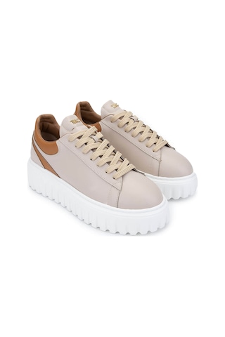 Tamer Tanca Kadın Deri /suni Nude Sneakers & Spor Ayakkabı 1009 05 Bn Ayk Sk24-25 Nude Cılt/tb Cılt Bej