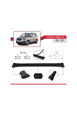 Vauxhall Combo E Life 2019-2022 Arası İle Uyumlu Fly Model Ara At
