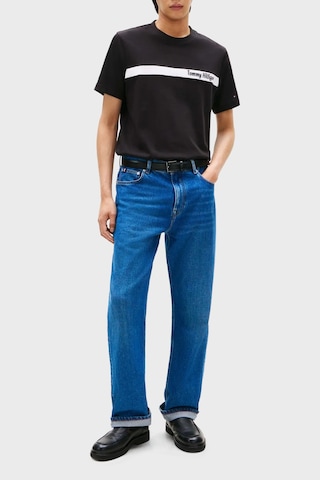 Tommy Hilfiger Erkek T Shirt Mw0mw41765 Bds Siyah Siyah