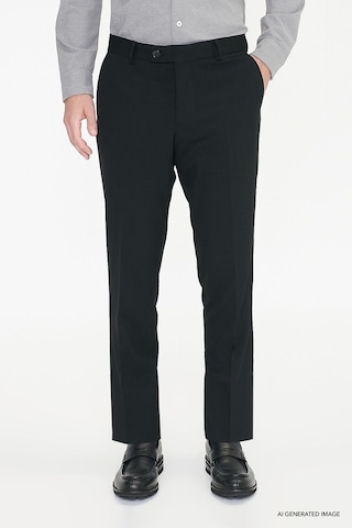 Ac&Co / Altınyıldız Classics Regular Fit Geniş Kesim Yan Cep Klasik Erkek Pantolon - Siyah