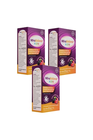 Mirabalance Kids 12 Saşe X 3 Adet