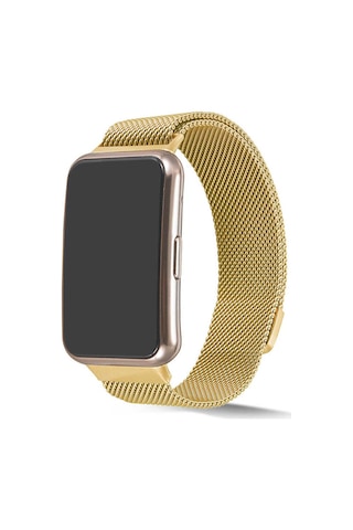 Huawei Watch Fit Uyumlu Krd-01 Metal Zore Kordon-gold