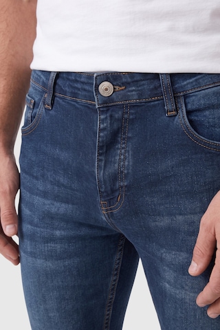 Rizzup Erkek Slim Fit Dar Kesim Likralı Koyu Lacivert Kot Pantolon Dar Paça İnce Esnek Jean 2608306