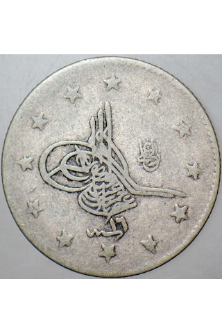 Iı. Abdülhamid Gümüş 2 Kuruş 129316 Kostantiniyye Darbı. Osmanlı İmparatorluğu