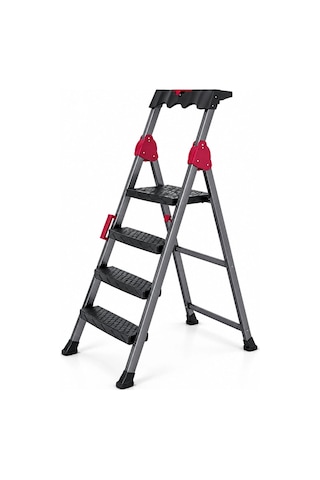 3+1 Basamaklı Metal Merdiven 150kg.taşıma 5047