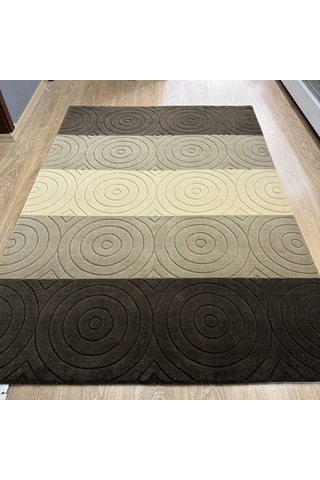 Eko Halı Handloom Özel El Dokuma Halı Kahverengi