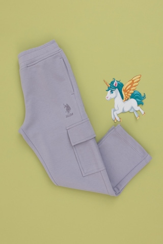 U.S. Polo Assn. Kız Çocuk Lila Cepli Eşofman Altı 50297440-VR034