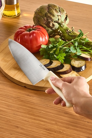 Dr. Inox Şef Bıçağı 33 Cm Krem Krem