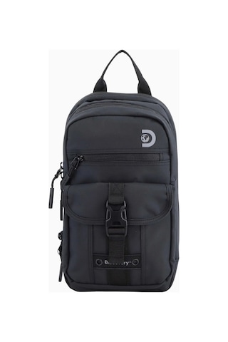 Discovery Shield Rfıd Korumalı Sürdürülebilir Sling Sırt Çantası Siyah 1