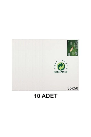 Premium 10'lu Sanatsal Zımbalı Tuval Seti 35x50 Cm