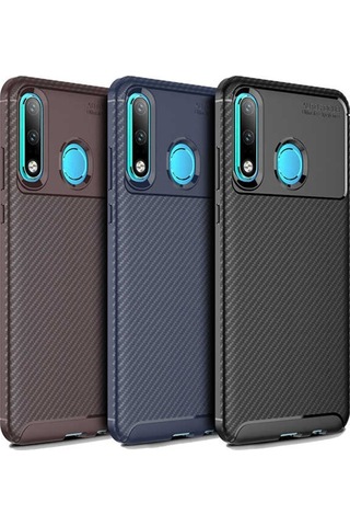 Huawei P30 Lite Kilif Karbon Silikon Case 389460418