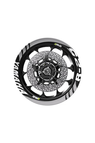 Yamaha R25 Geniş Jant Şeridi Gri