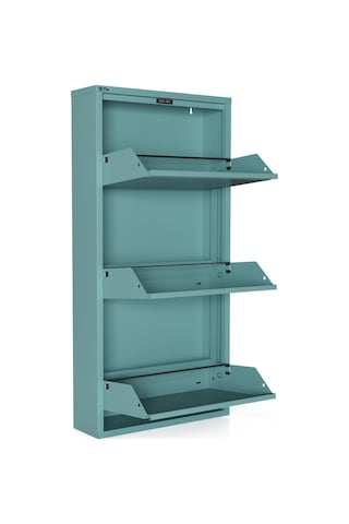 Ceha 3'lü Metal Ayakkabılık - Turkuaz K.AYK-3 /AB6034