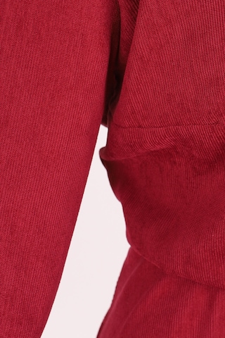 Armonika Kadın Bordo Kadife V Yaka Beli Lastikli İnce Fitilli Kloş Elbise Arm-25k001049