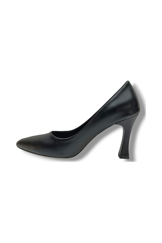 C-shoes Bj349-26 Cilt Deri Yüksek Topuklu Kadın Stiletto Siyah