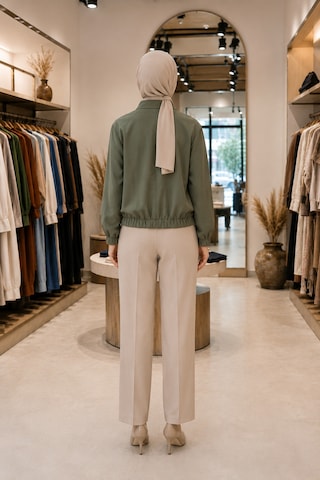 Sevitli Bomber Ceket-haki-5936