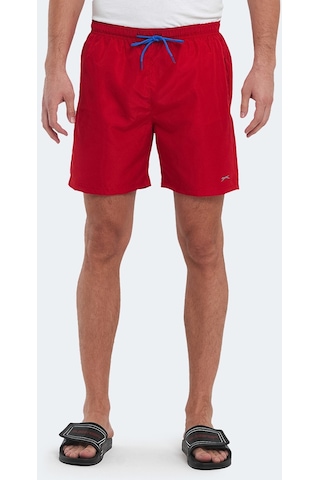 Slazenger RENO Erkek Cepli Deniz Şortu Kırmızı Mayo