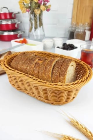Cooker Yk1447 Ekmek Sepeti 24 Cm Kahverengi