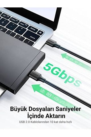 3.0 Usb To Usb Data Kablosu 1 Metre Diğer