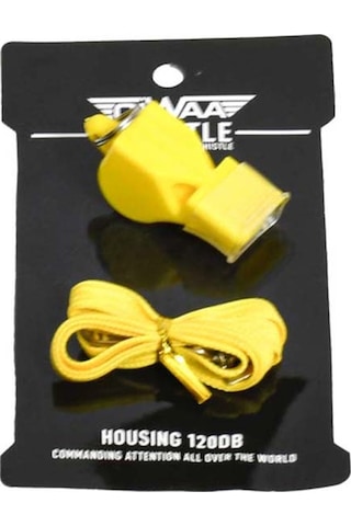 Ciwaa Cwa-974 Silikon Ağızlı Düdük 120 Desibel Sarı Çok Renkli