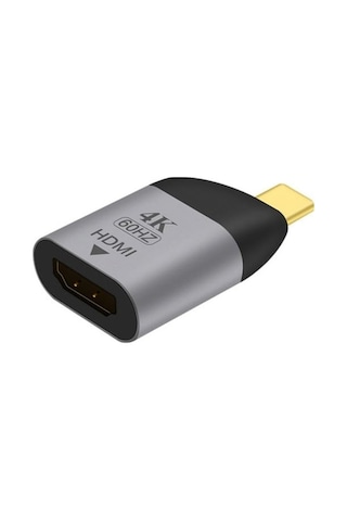 To Hdmı Adaptör Usb C To Hdmı Çevirici Uyumlu Type-c To Hdmı Dönüştürücü Notebook Uyumlu Usb C To Hdmı Dönüşt