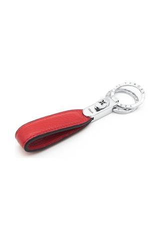 Tergan Kırmızı Unisex Deri Anahtarlık 0235b68