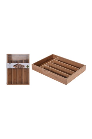 Koopman Bambu Kaşıklık 34x28 Cm Kahverengi