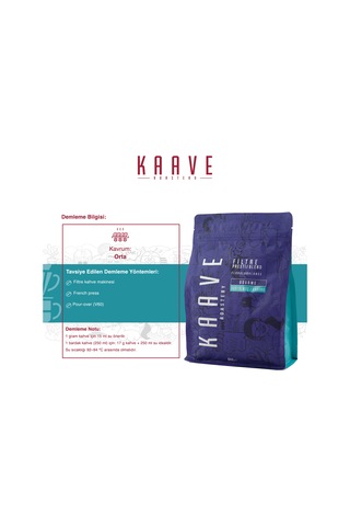 Kaave Roastery Prestij Blend Filtre Kahve 500 G