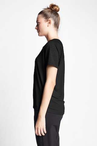 Lescon Kadın Koşu Kısa Kollu T-shirt 24b-2015 Siyah