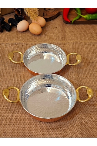 Modabakır Bakır Tava 14-16 Cm Bakır