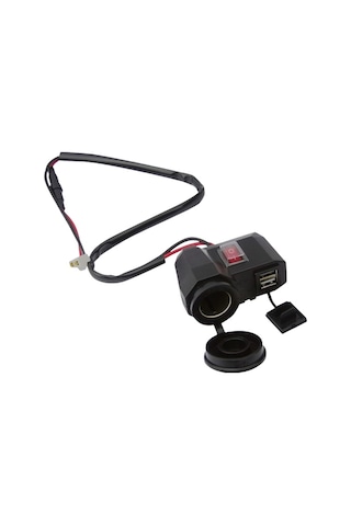 IC266F-1 Motorsiklet Usb Şarj Seti Anahtarlı