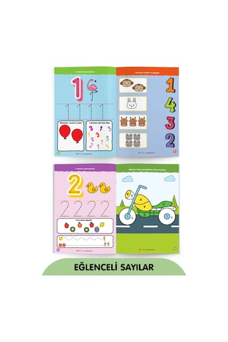 Çocuk Akademi Tüm Yaz Sil Serisi Ve 5 Cırt Cırtlı Aktivite Eğitici Kitap