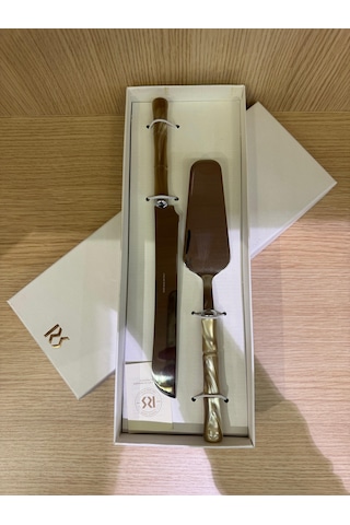 Rivadossi Bamboo Şampanya Pasta Servis Seti