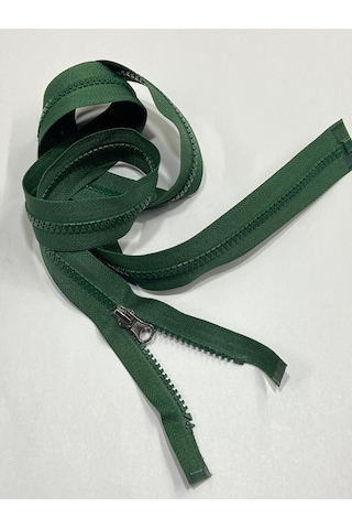Kaban Mont Fermuarı 115 Cm Koyu Yeşil
