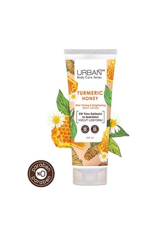 Urban Care Turmeric Honey Cilt Tonu Eşitleyici ve Aydınlatıcı Vücut Losyonu 250 ML
