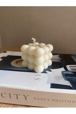 Bubble Model %100 Soya Mum Doğal Mum Bubble Mum