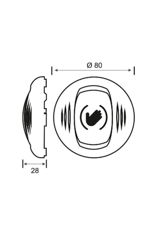 Lockway Lcw-tb7 No Touch El Sensörü
