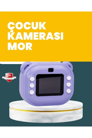Çocuklar İçin Şipşak Baskı Kamera - 18 Efektli, Oyun Ve Müzik Özellikli