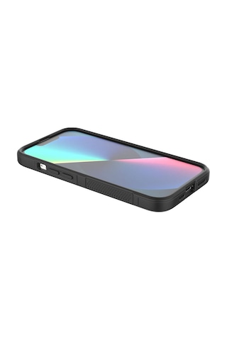 Kilifone - Apple Uyumlu iPhone 13 - Kılıf Esnek Tpu Oyuklu Arka Yüzey Tasarımlı Etnik Silikon Kapak - Kırmızı