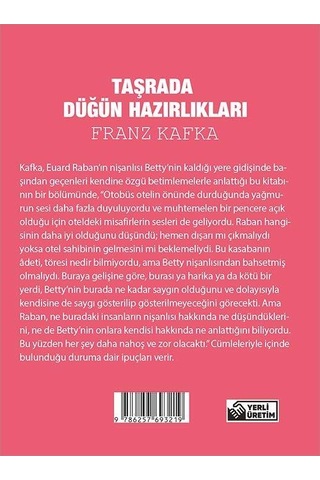 Taşrada Düğün Hazırlıkları - Franz Kafka - Cep Boy Aperatif Tadım