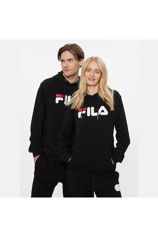 Siyah Fila Kapşonlu Sweatshirt Barumini Fau0068 Siyah