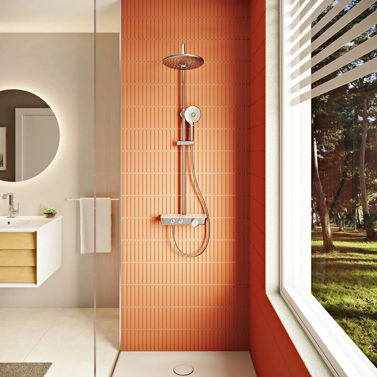 VitrA Aquacontrol Charm 240 2f Duş Sistemi Krom