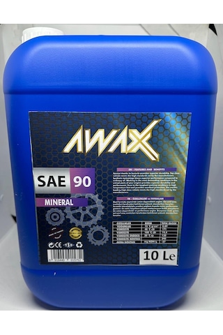 Awax SAE-90 Motor Yağı 10 L Awax SAE-90 Motor Yağı 10 L
