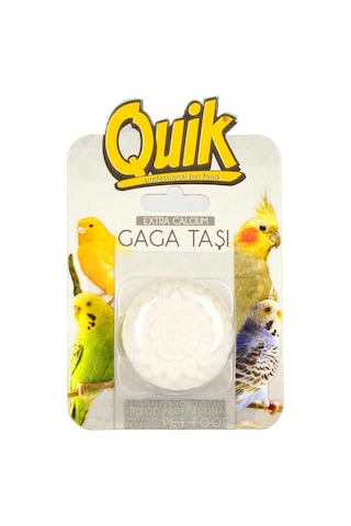 Quik Kuşlar için Ekstra Kalsiyumlu Gaga Taşı