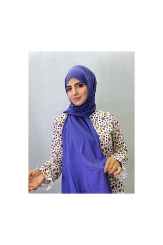 Aldaiyr Hijab Kadın Bambu Kraş Mor004