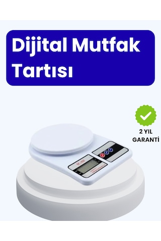 Dijital Mutfak Terazisi 10kg Kapasiteli 1g Hassasiyetli