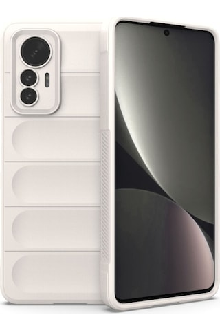 Xiaomi 12 Lite Kılıf Optimum Lens Çerçeveli Silikon Kapak