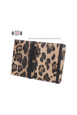Springsun Leopar Desenli Pasaport Kılıfı - Rfıd Korumalı, Hafif Ve Şık Tasarım